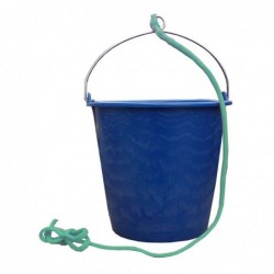 PLASTIC BUCKET WITH ROPE...